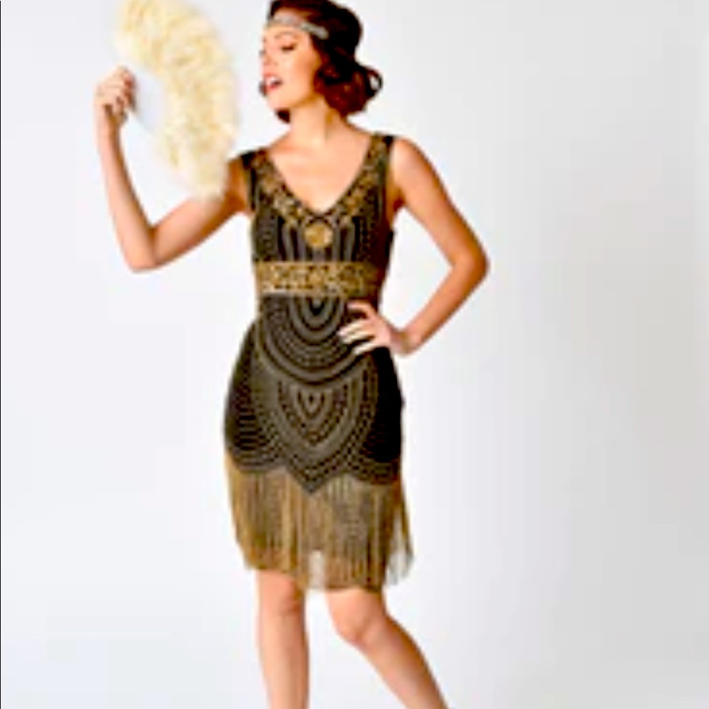 Unique Vintage Flapper Dress